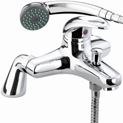 Bristan Java Bath Shower Mixer Faucet With Shower Kit (Chrome).