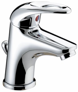 Bristan Java Mini Mono Basin Mixer Faucet With Pop Up Waste (Chrome).