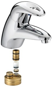 Bristan Java Thermostatic Mono Basin Mixer Faucet (Chrome).