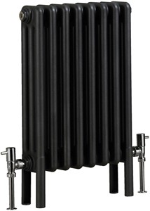 Bristan Heating Nero 3 Column Electric Radiator (Gun Metal). 400x600mm.