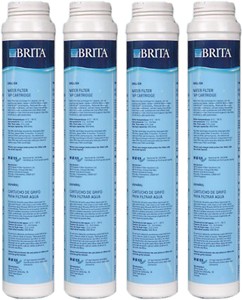 Brita Filter Faucets 4 x Filter Cartridges for Rosedale, Titanium & Solo Faucets Only.