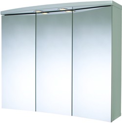 Croydex Cabinets 3 Door Bathroom Cabinet, Lights & Shaver.  830x690x250mm.