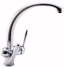 Deva Messina Monoblock Sink Mixer with Liquid Soap Dispenser & Swivel Spout