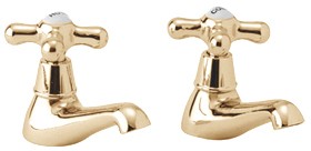 Deva Consort Basin Faucets (Pair, Gold).