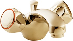 Deva Profile Mono Basin Mixer Faucet With Pop Up Waste (Gold).