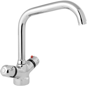 Deva Dynamic Dynamic Thermostatic Mono Kitchen Sink Mixer.