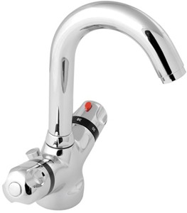 Deva Dynamic Thermostatic Basin Faucet with Pop-up Waste.