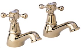 Deva Empire Basin Faucets (Pair, Gold).
