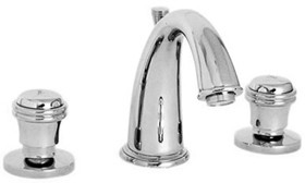 Deva Senate 3 Hole Basin Mixer Faucet With Pop Up Waste (Chrome).