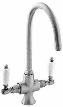 Deva Georgian Georgian Kitchen Sink Mixer with Swivel Spout (Br. Nickel)