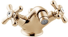 Deva Regency Mono Bidet Mixer Faucet With Pop Up Waste (Gold).