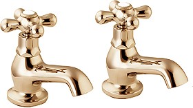 Deva Regency Basin Faucets (Pair, Gold).