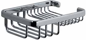 Geesa Standard Small Soap and Sponge Basket 160x125mm (Chrome)