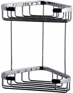 Geesa Standard Corner Double Bottle Holder 175x175mm (Chrome)