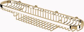 Geesa Exclusive Combi Large Basket 455x100x50mm (Gold)