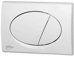 Pegler Frames Opal Flush Plate (White). 274x165mm.