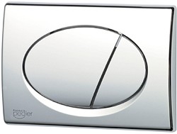 Pegler Frames Opal Flush Plate (Chrome Plated). 274x165mm.