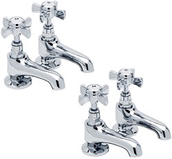 Hydra Eton Basin & Bath Faucet Set (Chrome).