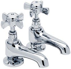 Hydra Eton Basin Faucets (Pair, Chrome).