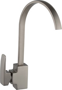 Hydra Adele Kitchen Faucet With Single Lever Control (Brushed Steel).