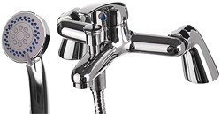 Hydra Ness Bath Shower Mixer Faucet With Shower Kit (Chrome).