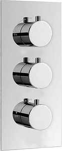 Hydra Showers Triple Concealed Thermostatic Shower Valve (Chrome).