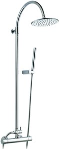 Hydra Thermostatic Shower Set With Valve, Riser And Round Head.