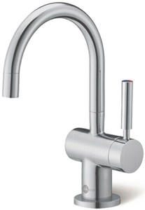 InSinkErator Hot Water Steaming Hot Filtered Kitchen Faucet (Brushed Steel).