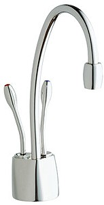 InSinkErator Hot Water Steaming Hot & Cold Filtered Kitchen Faucet (Chrome).