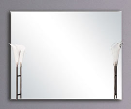 Lucy Meath illuminated bathroom mirror.  Size 900x700mm.