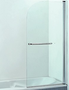 Matrix Screens Single Bath Screen. 800mm.