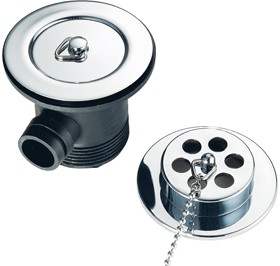 Mayfair Accessories Deluxe Bath Waste (Chrome).