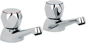 Mayfair Alpha Bath Faucets (Pair, Chrome).