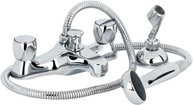 Mayfair Alpha Bath Shower Mixer Faucet With Shower Kit (Chrome).