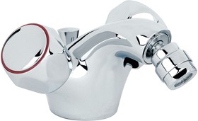 Mayfair Alpha Mono Bidet Mixer Faucet With Pop Up Waste (Chrome).