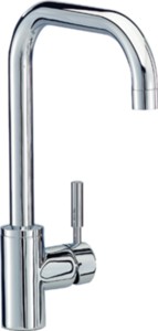 Mayfair Kitchen Roma Monoblock Kitchen Faucet With Swivel Spout (Chrome).