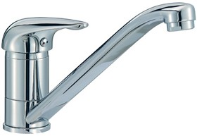 Mayfair Kitchen Como Monoblock Kitchen Faucet With Swivel Spout (Chrome).