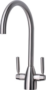 Mayfair Kitchen Rumba Kitchen Mixer Faucet, Swivel Spout (Brushed Nickel).