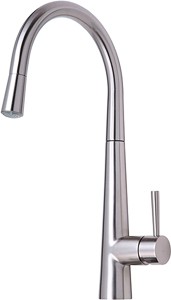 Mayfair Kitchen Palazzo Kitchen Faucet With Pull Out Rinser (Brushed Nickel).