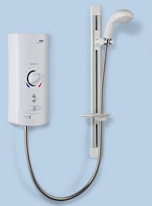 Mira Electric Showers Mira Advance ATL 9kW, thermo, white & chrome.