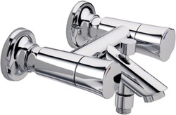 Mira Discovery Wall Mounted Bath Shower Mixer Faucet (Chrome).