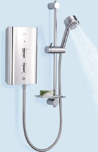 Mira Electric Showers Mira Escape 9.8kW thermostatic in chrome.