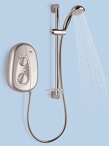 Mira Vie 10.8kW Electric Shower In Satin Chrome.