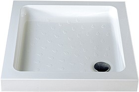 MX Trays Acrylic Capped Square Shower Tray. 900x900x80mm.