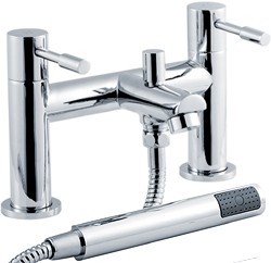 Crown Series 2 Bath Shower Mixer Faucet With Shower Kit (Chrome).