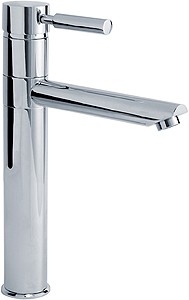 Crown Series 2 High Rise Mixer Faucet With Swivel Spout (Chrome).