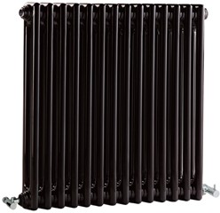 Crown Radiators Regency 2 Column Radiator (Black). 650x600mm. 2981 BTU.