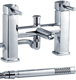 Crown Series C Bath Shower Mixer Faucet With Shower Kit (Chrome).