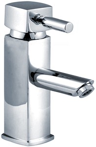 Crown Series C Basin Faucet With Push Button Waste (Chrome).