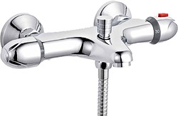 Crown Faucets Wall Mounted Thermostatic Bath Shower Mixer Faucet.